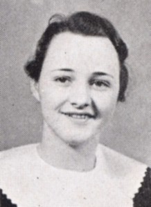 Doris (Pierce) Fuller in the 1934 Echo yearbook