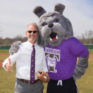 President Troy Paino and Spike