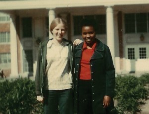 Kitti Carriker and Mumbi Gakuo lived in room 110 in Centennial Hall in the fall of 1975.