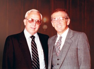 Carl Mitten (left) and Irving Waldman