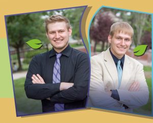 In addition to being Truman siblings, twins Alex (left) and Nick Ponche are also the children of alumni. Their parents Tom and Diane received degrees from the University, as did their sister Kalen. 