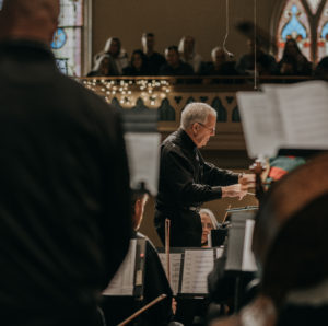 Bob McConnell directs concert