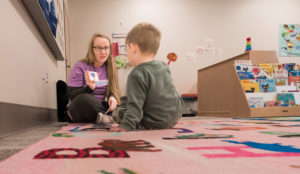 Greenwood staff with a patient
