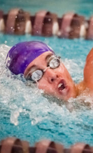 Jacob Wolf swimming